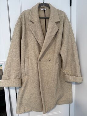 Next oversized Beige Overcoat